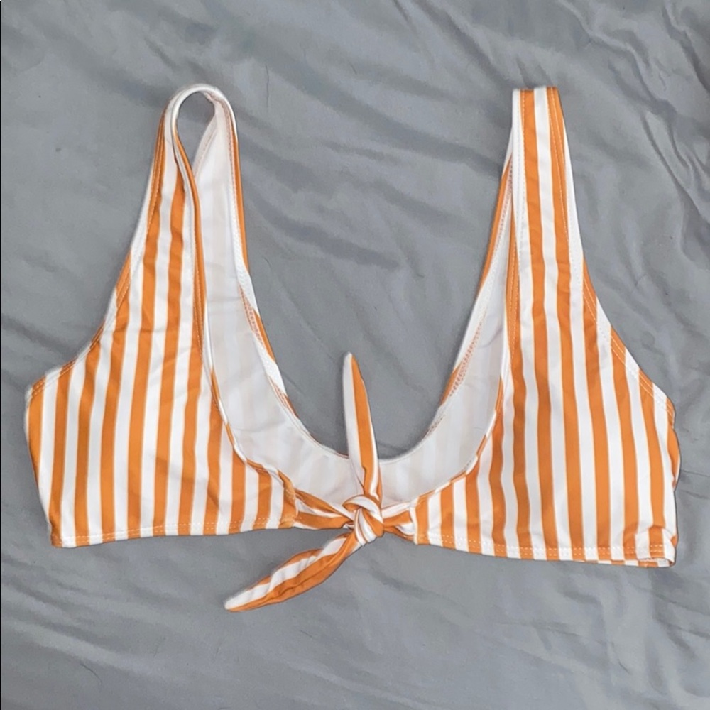 Front tie bathing suit